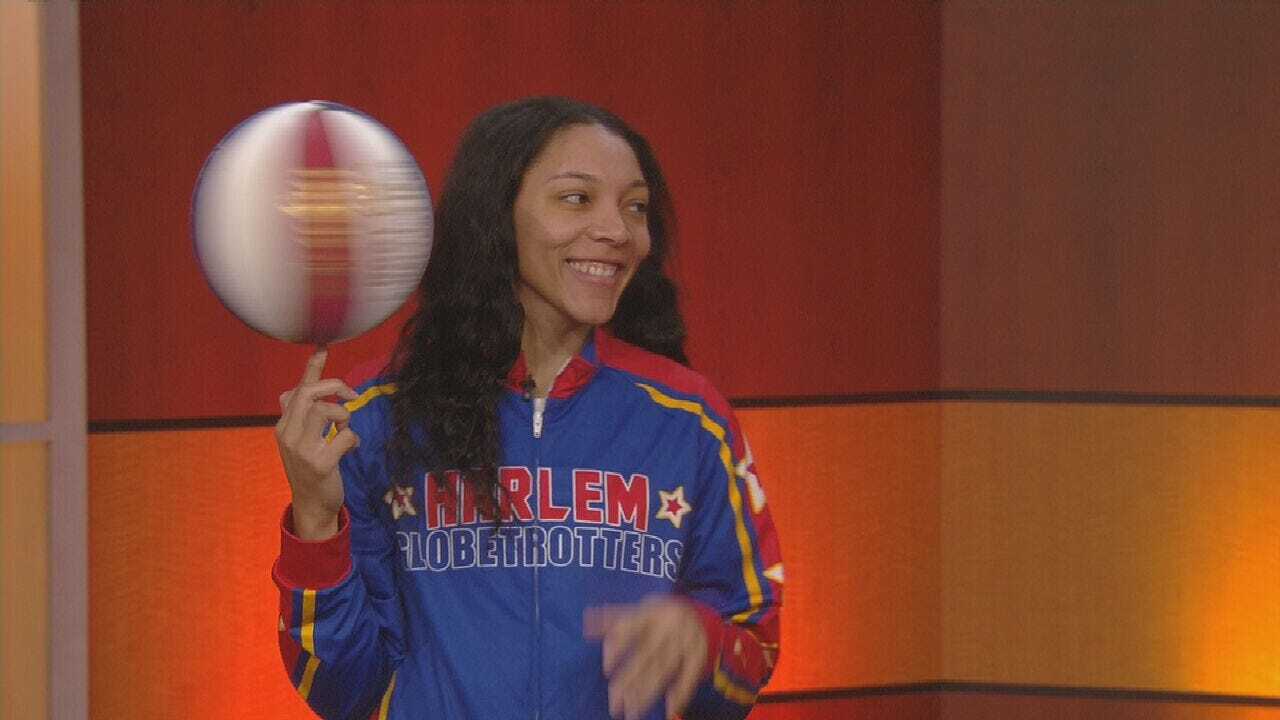 Harlem Globetrotters' Swish Sutton Stops By News On 6