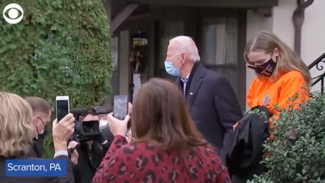 WATCH: Democratic Candidate Biden Visits Childhood Home In Pennsylvania