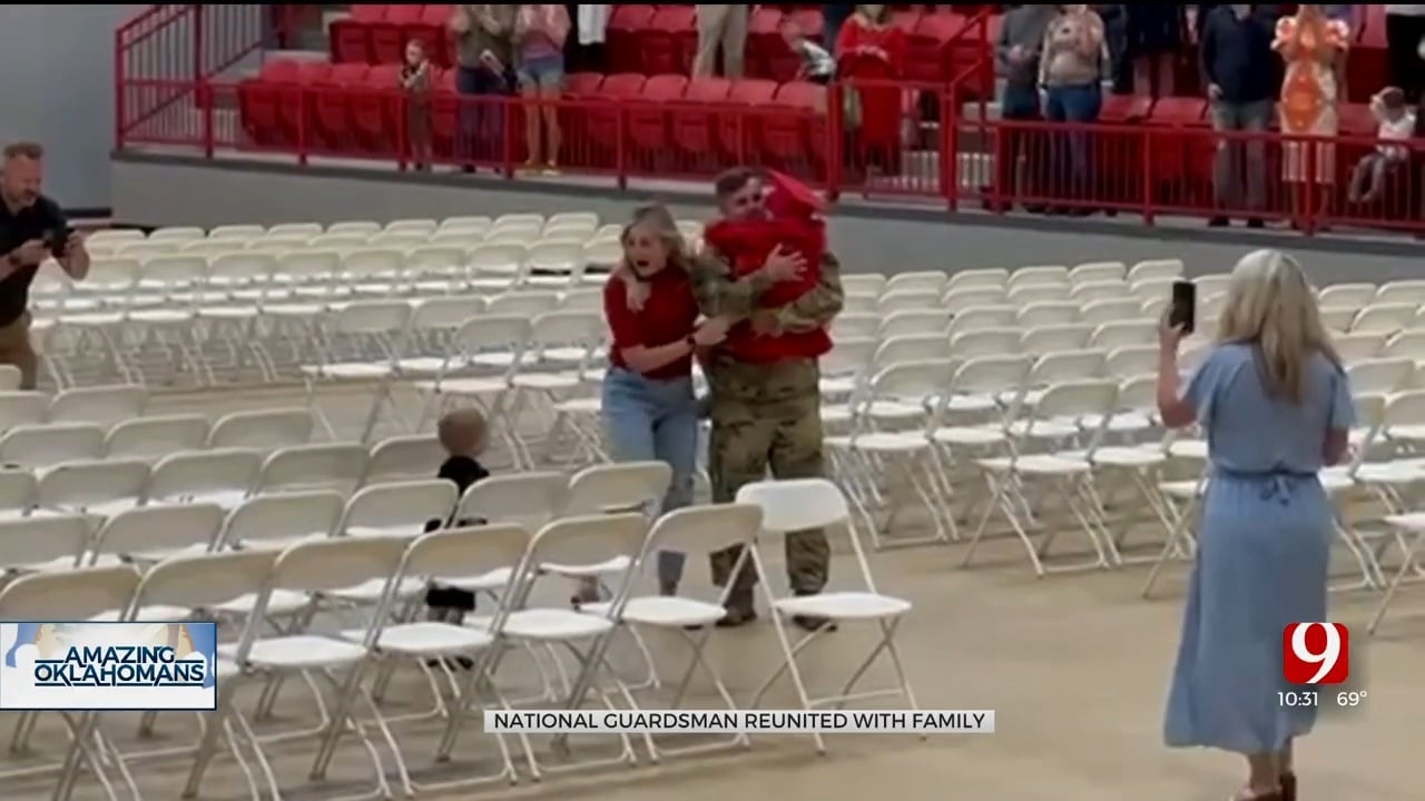 Black Hawk Pilot Surprises Family at Kindergarten Graduation