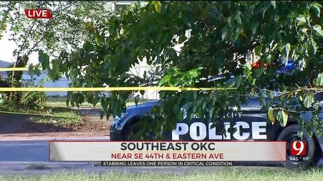 Man In Critical Condition After Stabbing In SE OKC