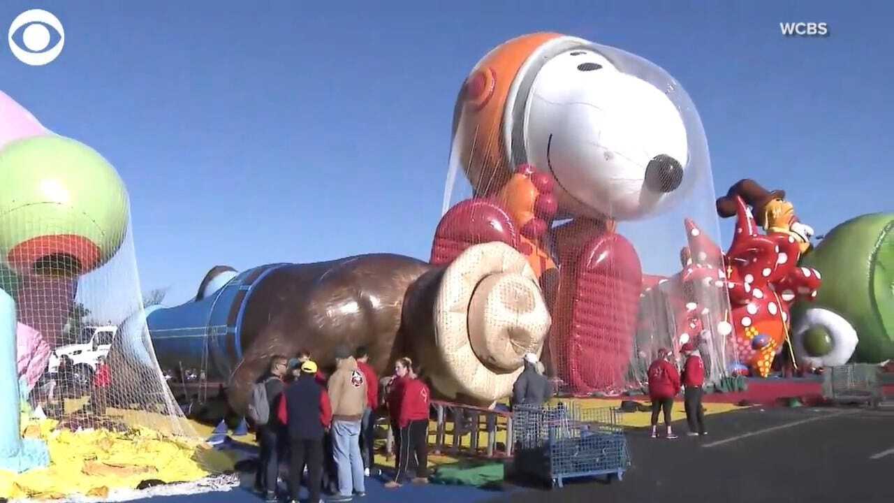 WATCH: Macy's Thanksgiving Parade Workers Test Run 2019's Newest Balloons