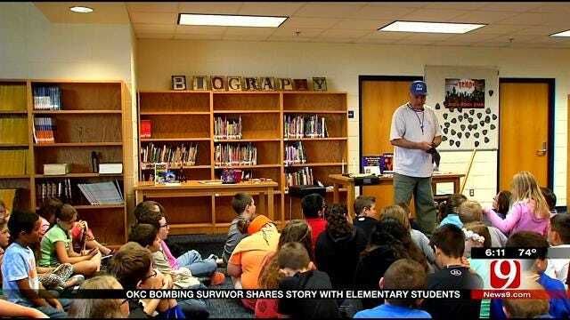 OKC Bombing Survivor Shares Story With Elementary Kids