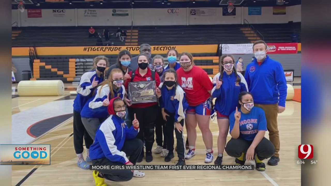 Moore Girls' Wrestling Looking To Pin Down First Oklahoma State Championship