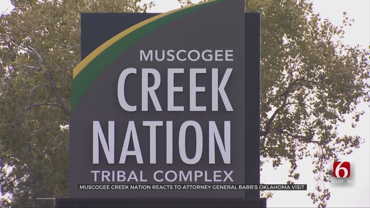 Muscogee Creek Nation Preparing To Meet US Attorney General Barr