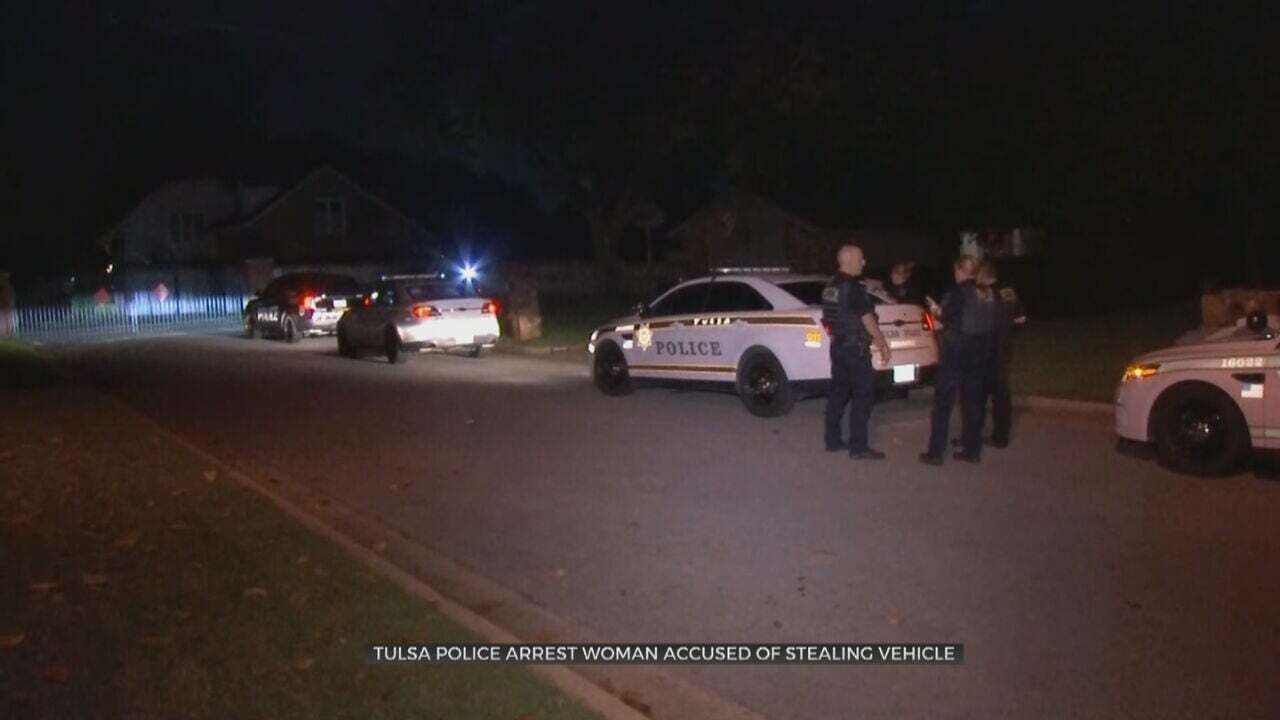Tulsa Police Arrest Woman Accused Of Stealing Car, Search For 2 Others Involved