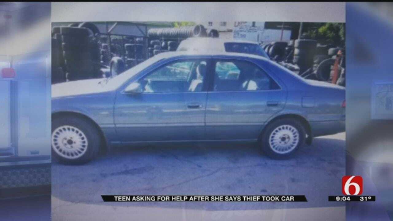 Sand Springs Teen Asks For Help After Her Car Is Stolen From Work