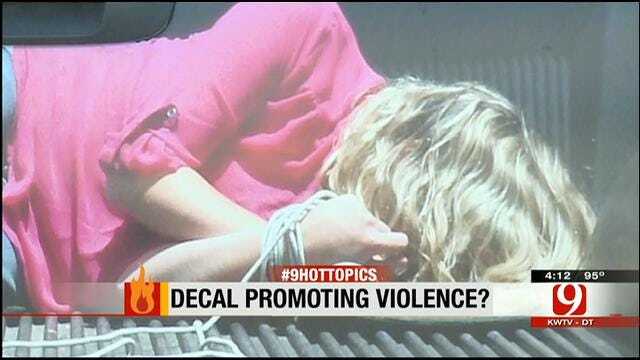 Hot Topics: Decal Promoting Violence?
