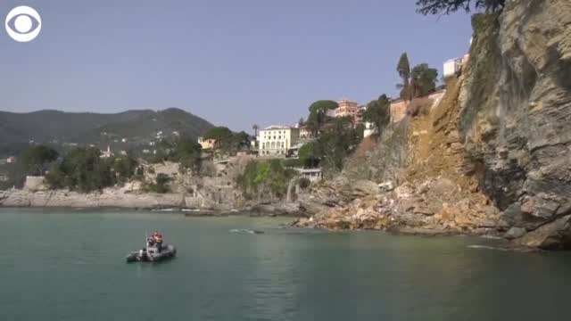 Cemetery Collapses In Italy Sending Hundreds Of Coffins Into Sea