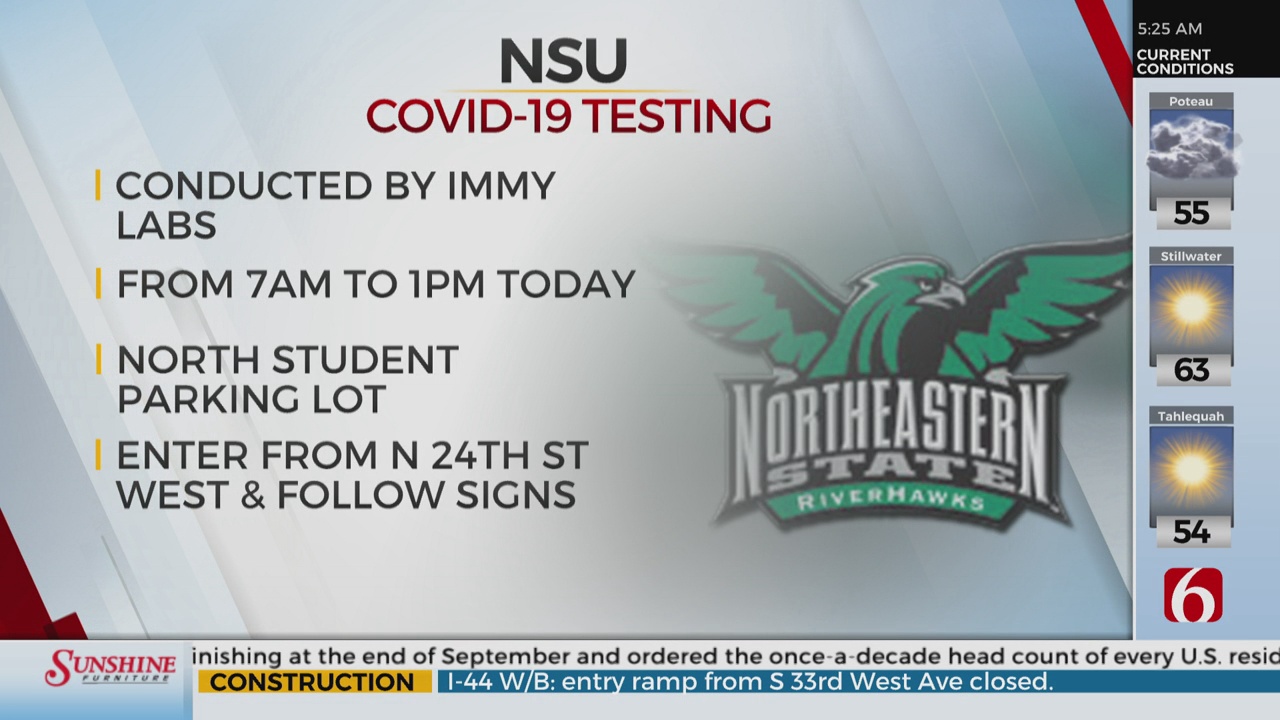 NSU's Muskogee Campus Hosting Free Drive-Thru COVID-19 Testing