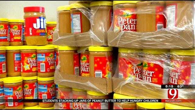 Francis Tuttle Students Collecting Peanut Butter To Help Hungry Children