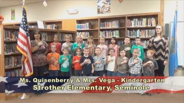 Ms. Quisenberry, Mrs. Vega's Kindergarten Class At Strother Elementary