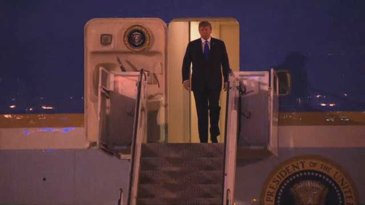 Trump Arrives In Hanoi For Summit With Kim Jong Un