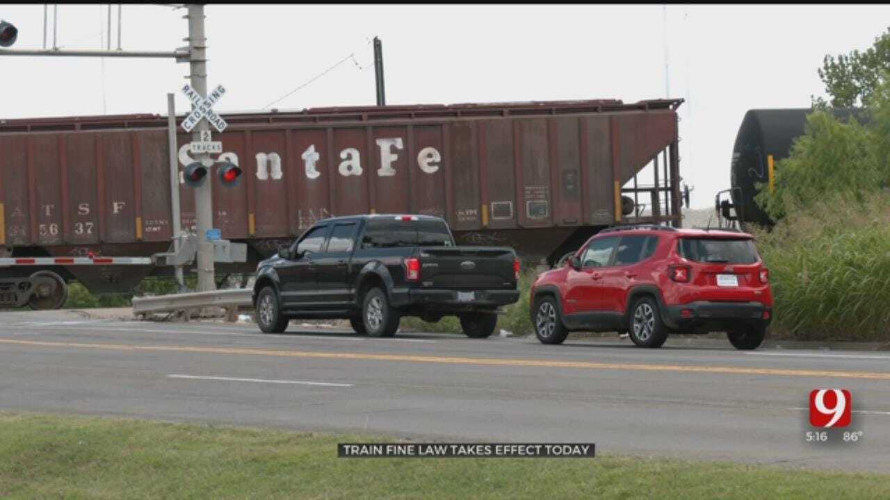 New State Law Allowing Law Enforcement To Fine Trains For Blocking Traffic Goes Into Effect