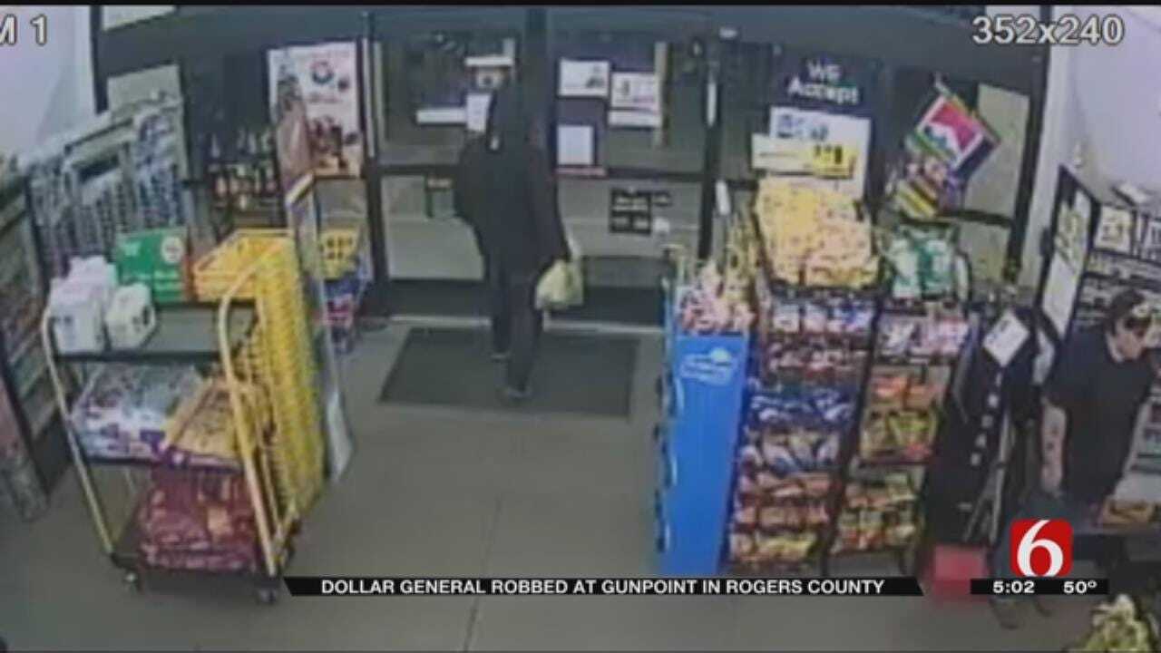 Armed Robbery Caught On Camera In Rogers County