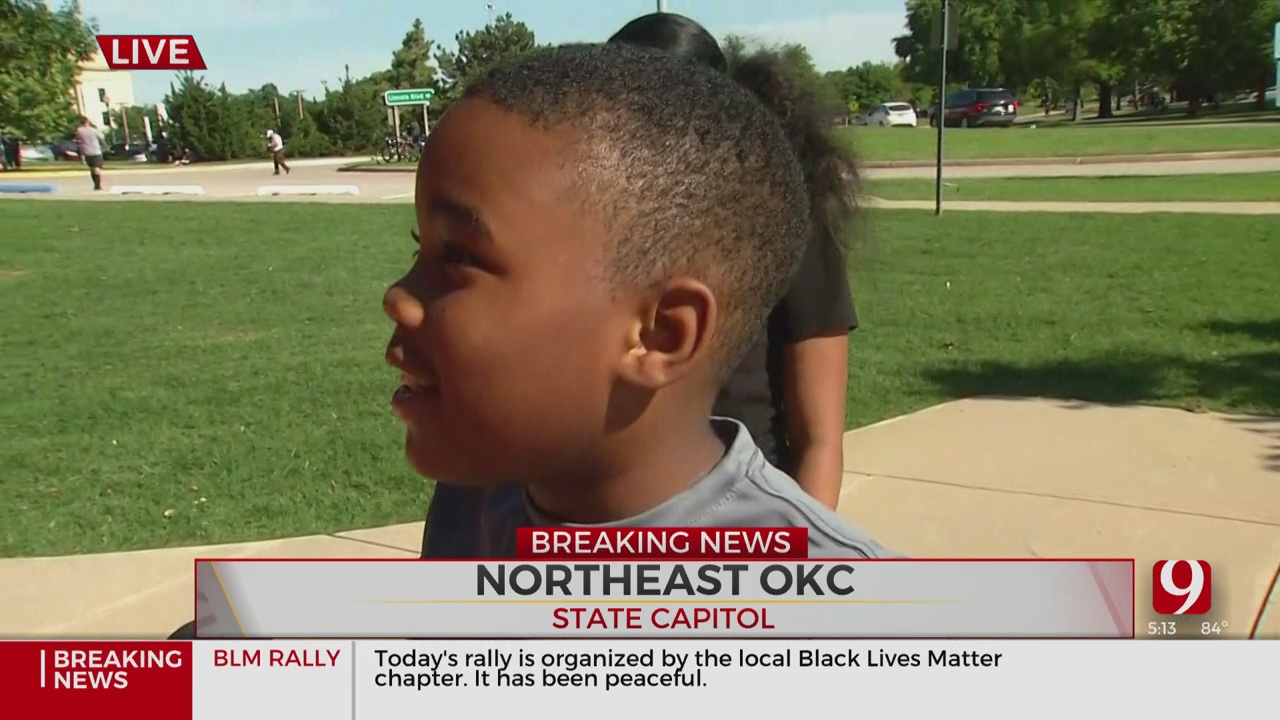 8-Year-Old Boy Talks About Why He's Protesting As A Black Male