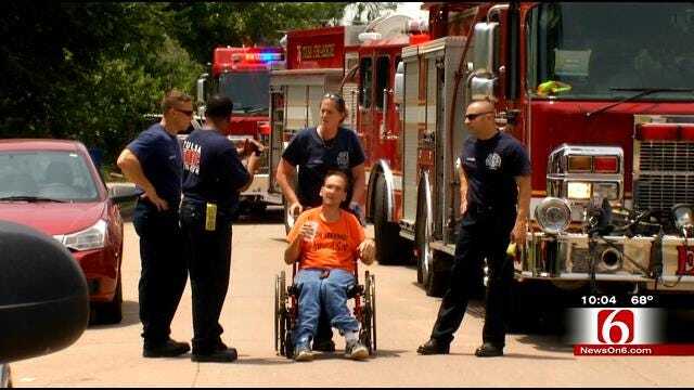 Firefighters Rescue Wheelchair-Bound Man From Tulsa House Fire
