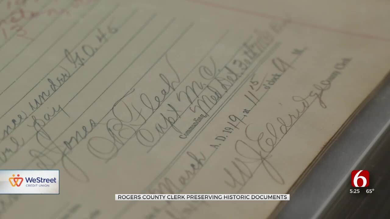 Rogers County Clerk's Office Preserving Historical Documents