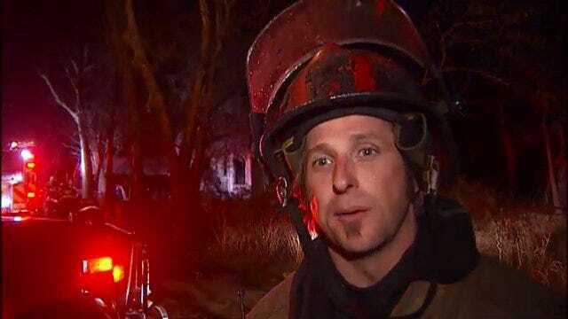 WEB EXTRA: Tulsa Fire Captain Keith Beck Talks About Vacant House Fire