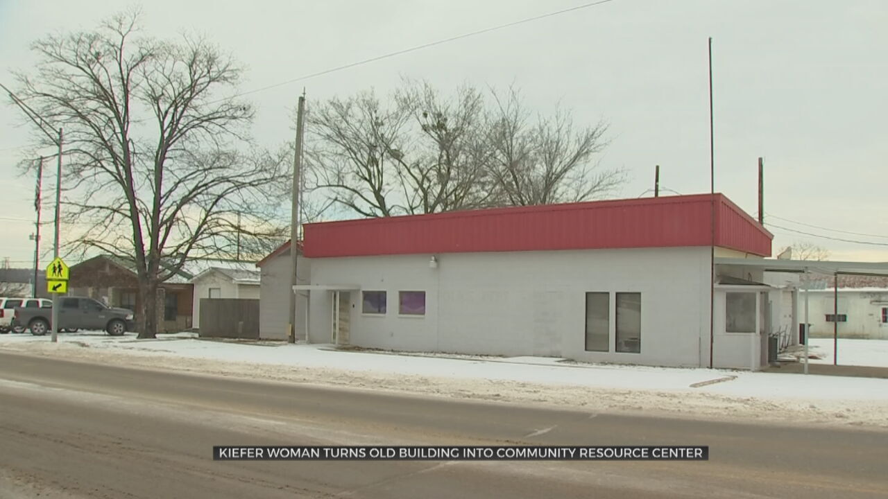 Kiefer Woman Turns Old Building Into Community Resource Center