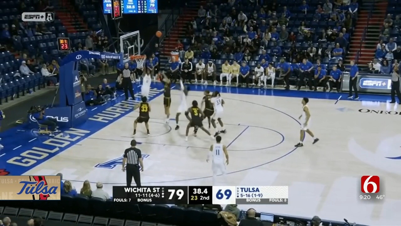 Dalger Leads Tulsa With 24, Wichita St. Comes Out On Top 86-75