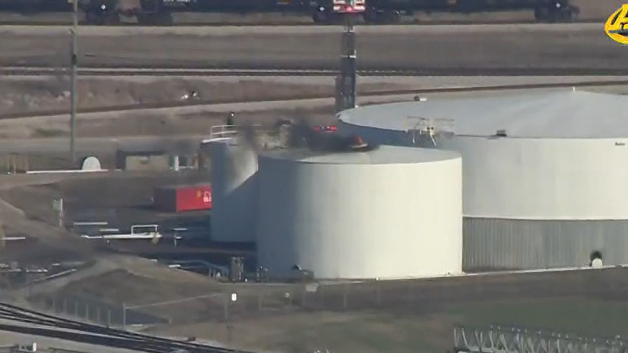 Empty Tank Catches Fire During Repairs, Firefighters Say
