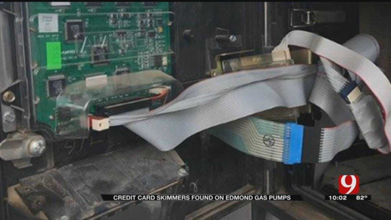 Credit Card Skimmers Found At Edmond Gas Station Pumps