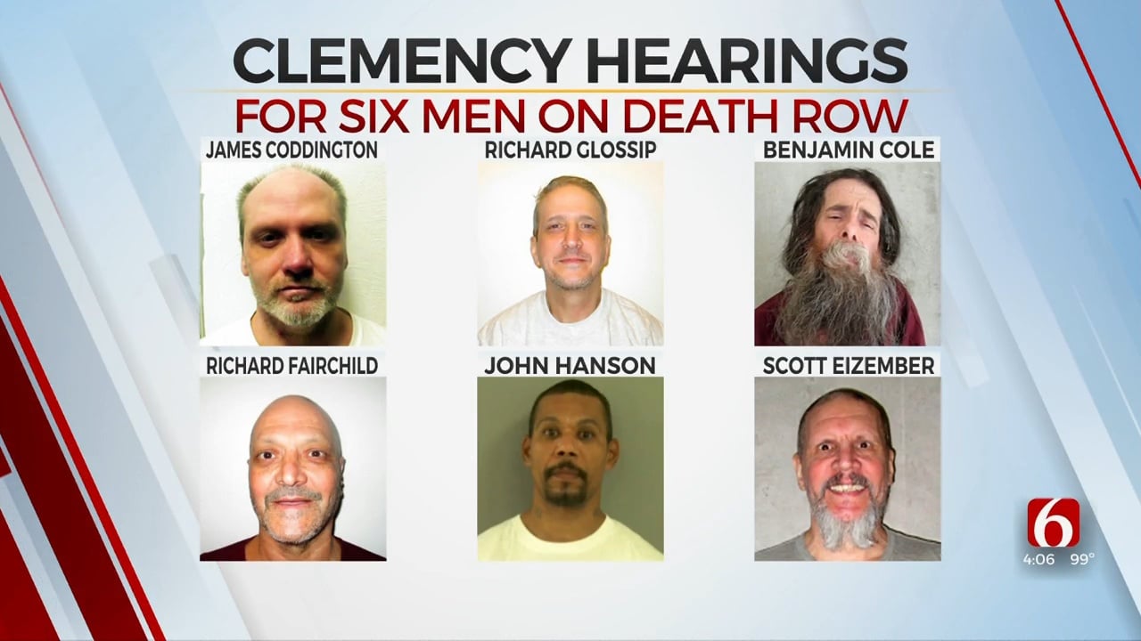State's Pardon And Parole Board Announces Clemency Hearing Dates For 6 Death Row Inmates 
