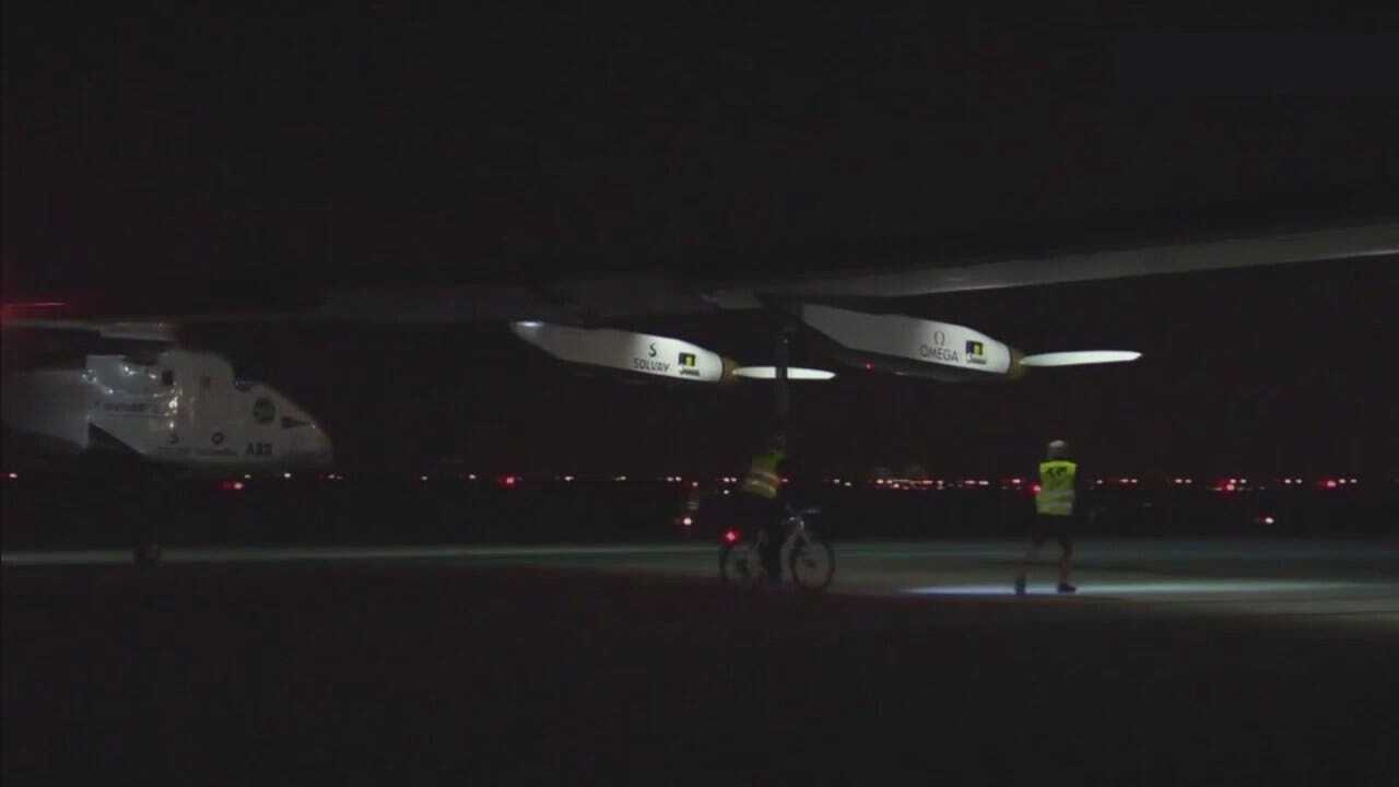 WEB EXTRA: Solar Impulse 2 Landing At JFK International Airport
