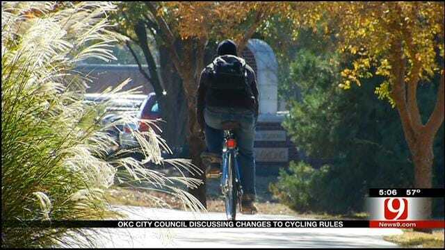 OKC City Council Discussing Changes To Cycling Rules