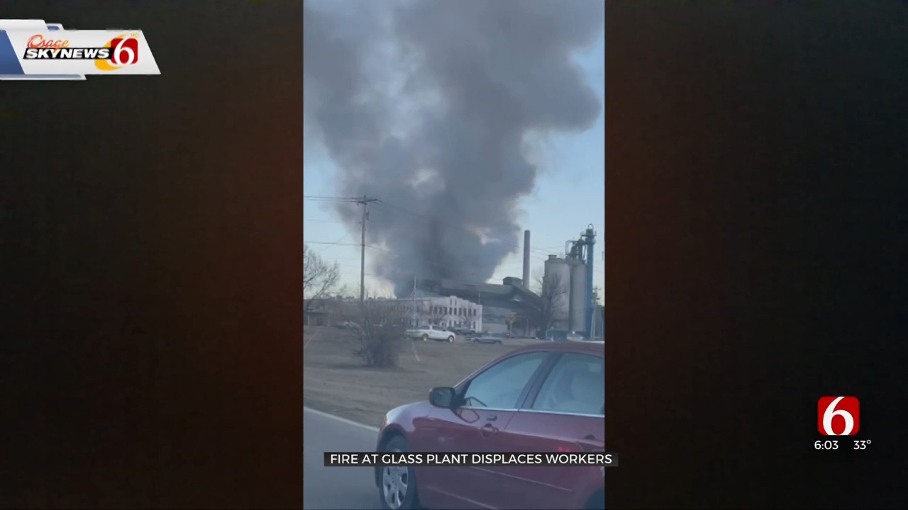 Fire At Muskogee Glass Plant Displaces Workers