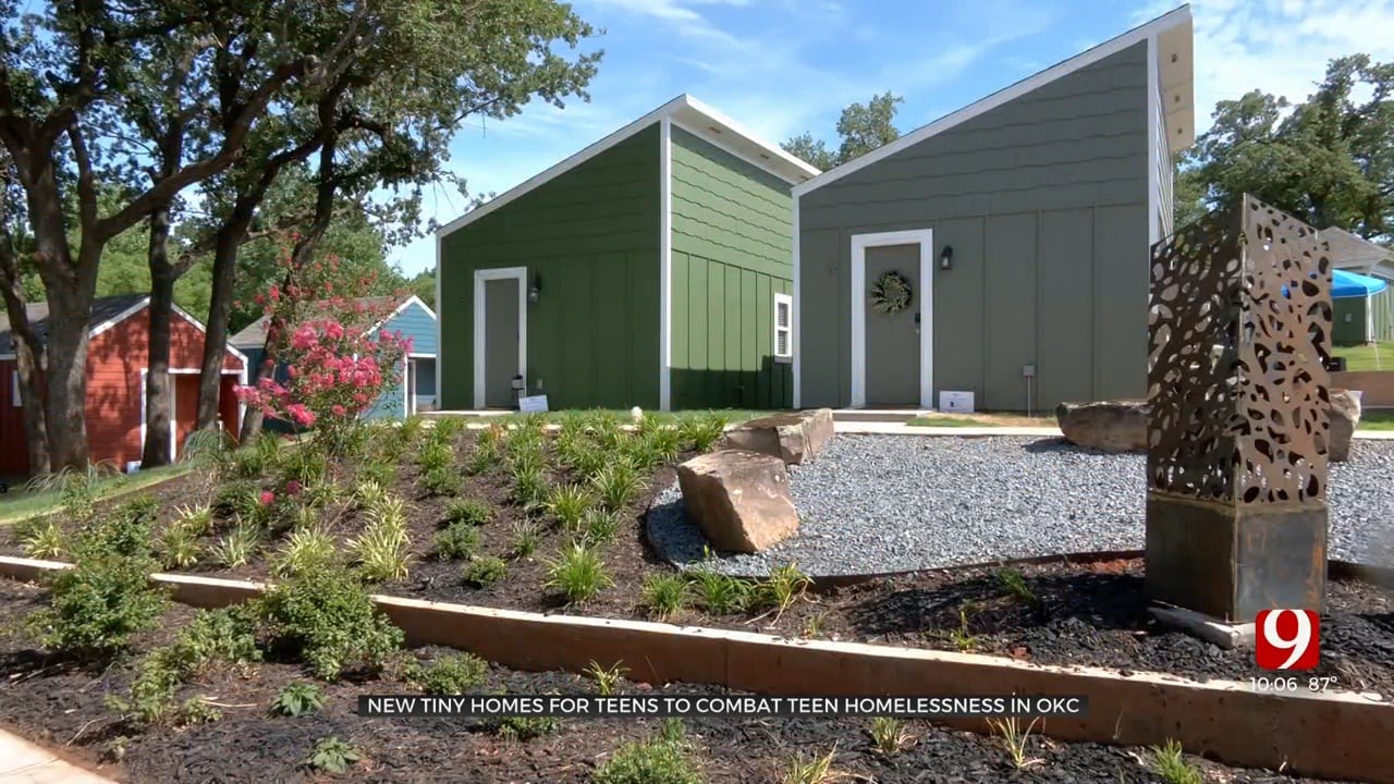 Oklahoma City Nonprofit Opens 20 Tiny Houses For Teens, Young Adults In Need of A Safe Home