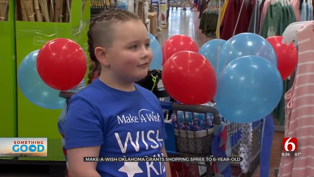 Make-A-Wish Oklahoma Grants Shopping Spree To 6-Year-Old