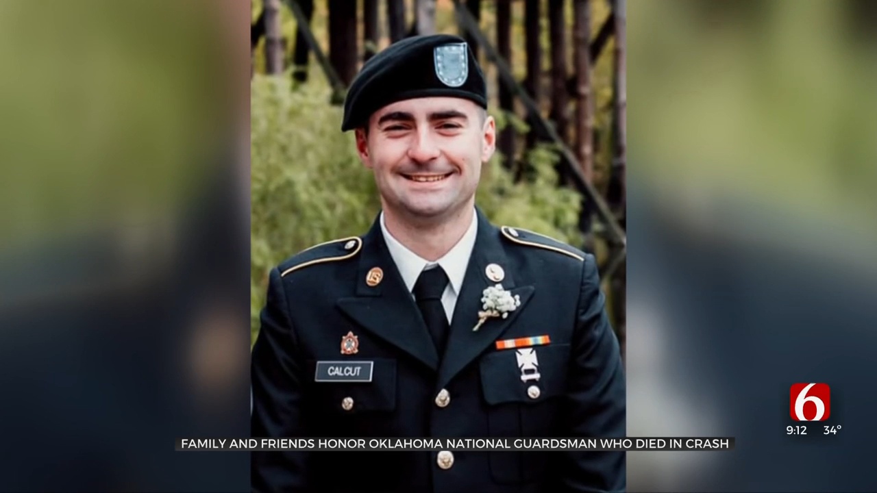 Family & Friends Honor Oklahoma National Guardsman Who Died In Crash