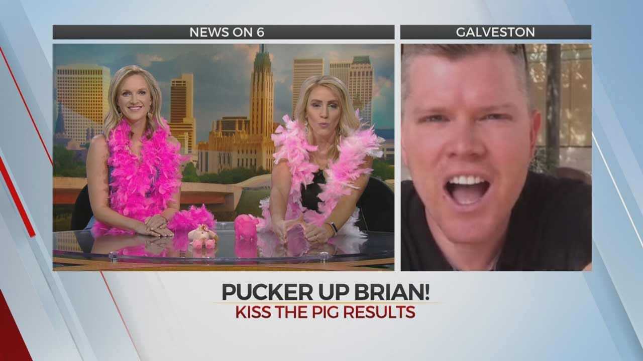 PUCKER UP: Brian Dorman Reacts To Kiss The Pig Results