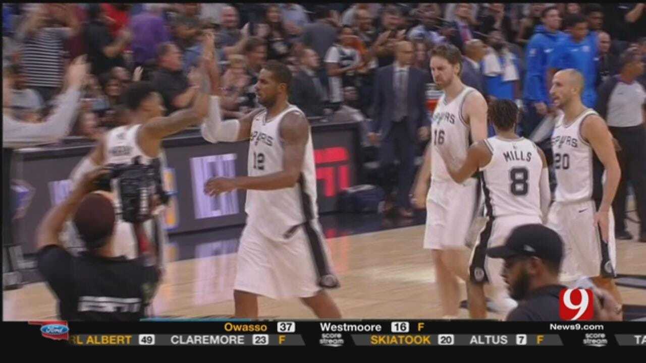 Thunder Collapses, Blows 23-Point Lead In San Antonio