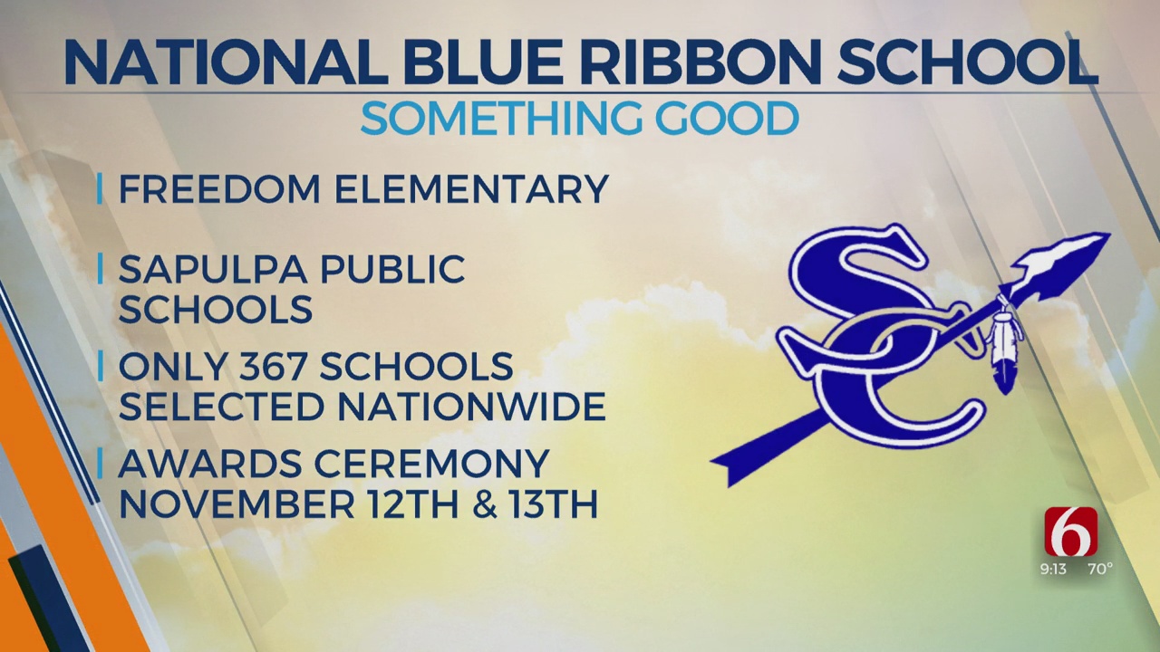 Sapulpa Elementary School Named As National Blue Ribbon School 