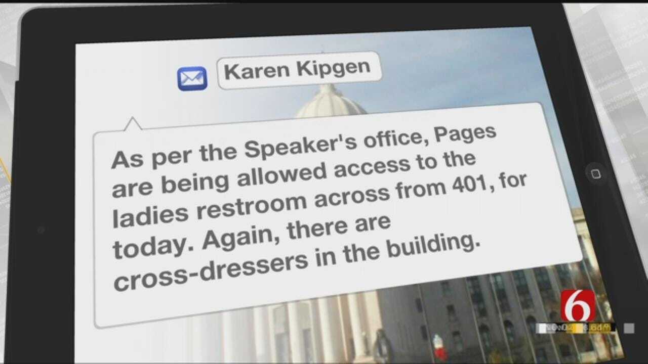 Email From State House Staffer Calls LGBTQ Visitors 'Cross-Dressers'