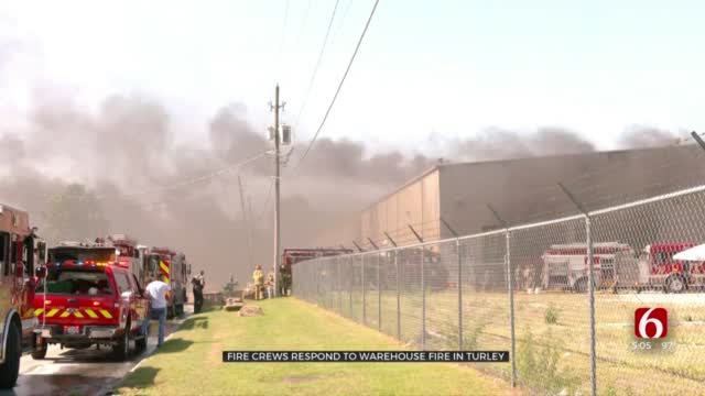 Warehouse Fire Near Turley Under Control 