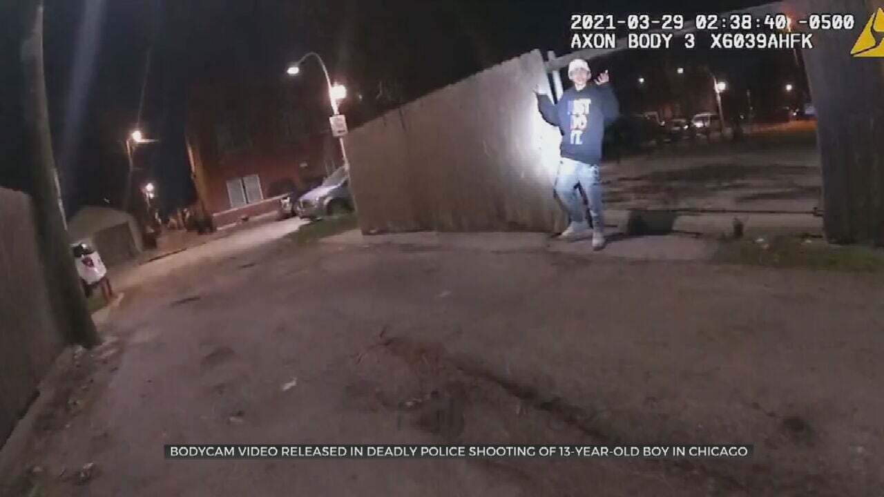Chicago Officials Release Videos Of Police Shooting That Killed 13-Year-Old Adam Toledo