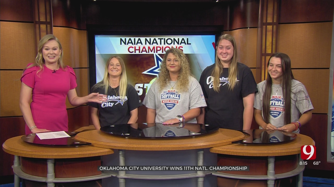WATCH: OCU Stars Join News 9 This Morning After Winning 11th National Title