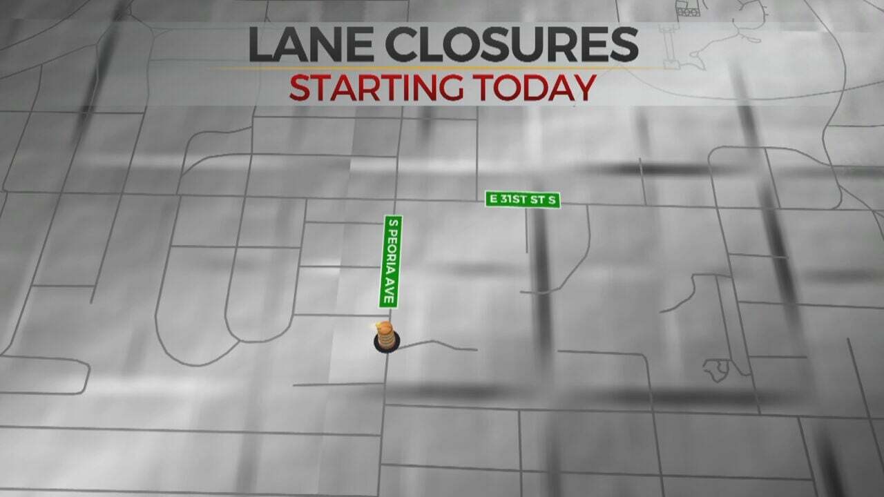 Lane Closures Begin Ahead Of Repair Project On South Peoria Ave. Bridge Over Crow Creek
