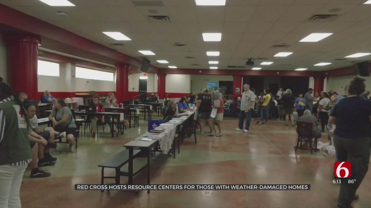 Red Cross Hosts Resource Centers For Those With Weather-Damaged Homes