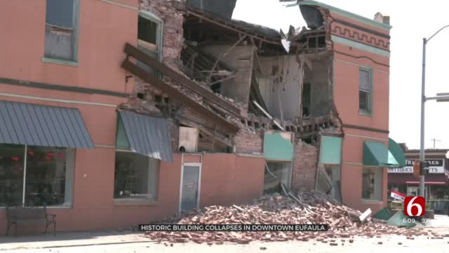 Historic Building Collapses In Downtown Eufaula