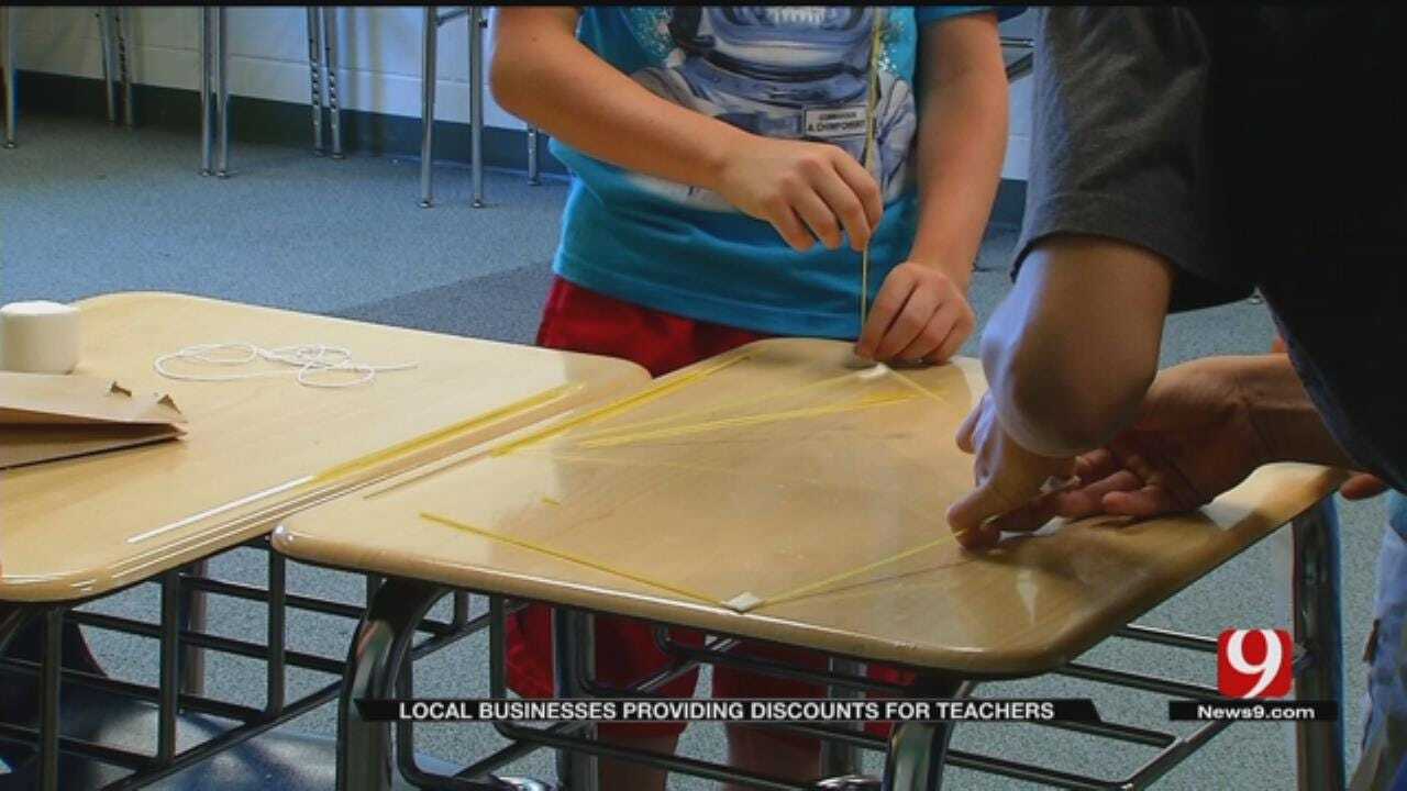 Oklahoma Businesses Team Up To Provide Teacher Discounts