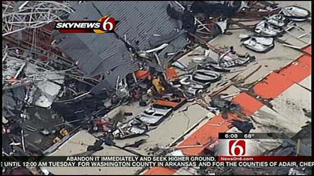 SkyNews6 Shows Devastation Of Deadly Tornado In Joplin, Missouri
