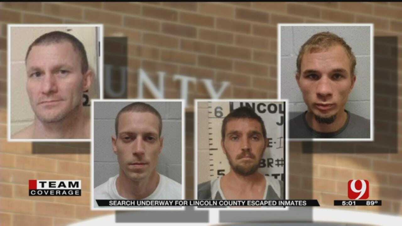 Authorities Search For Lincoln County Jail Escapees In Pottawatomie County