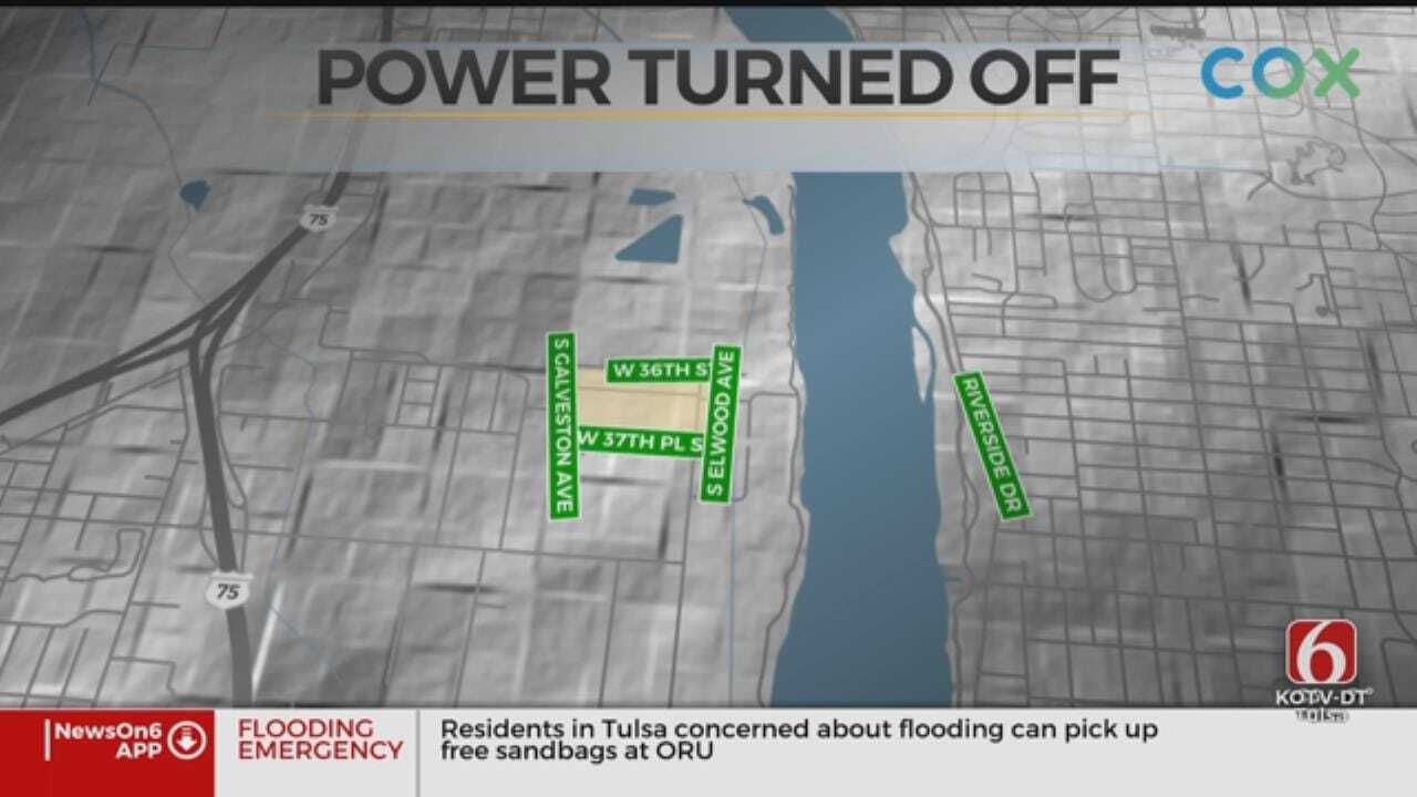 PSO Shuts Off Power From West 36th To West 37th Street In Tulsa