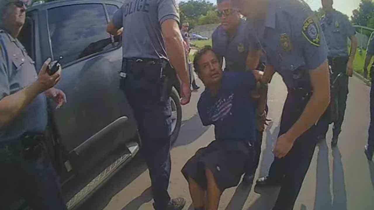 Bodycam Video Shows Police Arrest Man Accused Of Stealing Vehicle With Children Inside