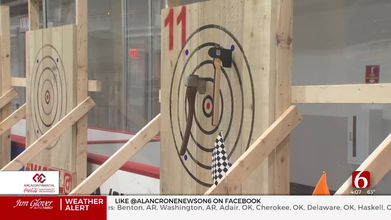 'Super Excited': Tulsa's WeStreet Ice Center To Host World Axe & Knife Throwing Championships