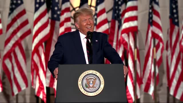 President Trump Accepts GOP Nomination, Says Biden Victory Would Destroy American Way Of Life